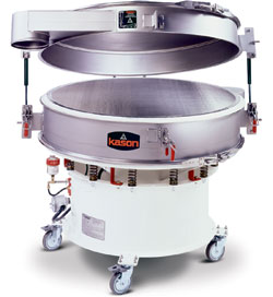 Kason, Vibratory, Circular, Screener, Clamshell, Clamshell Screener, Lid